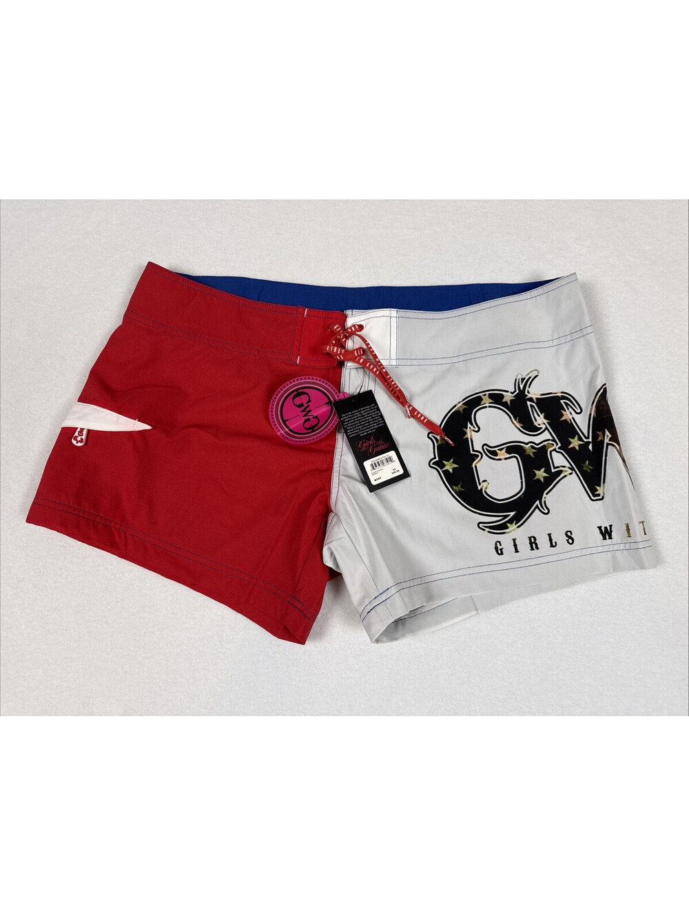 Girls With Guns Board Shorts Womens Size XL Surfing Patriot GWG New NWT